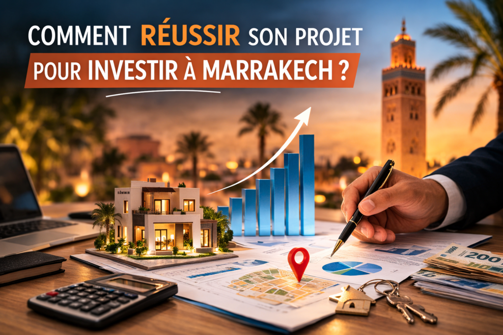 Comment réussir son projet pour investir à Marrakech – analyse, budget, emplacement et rentabilité.