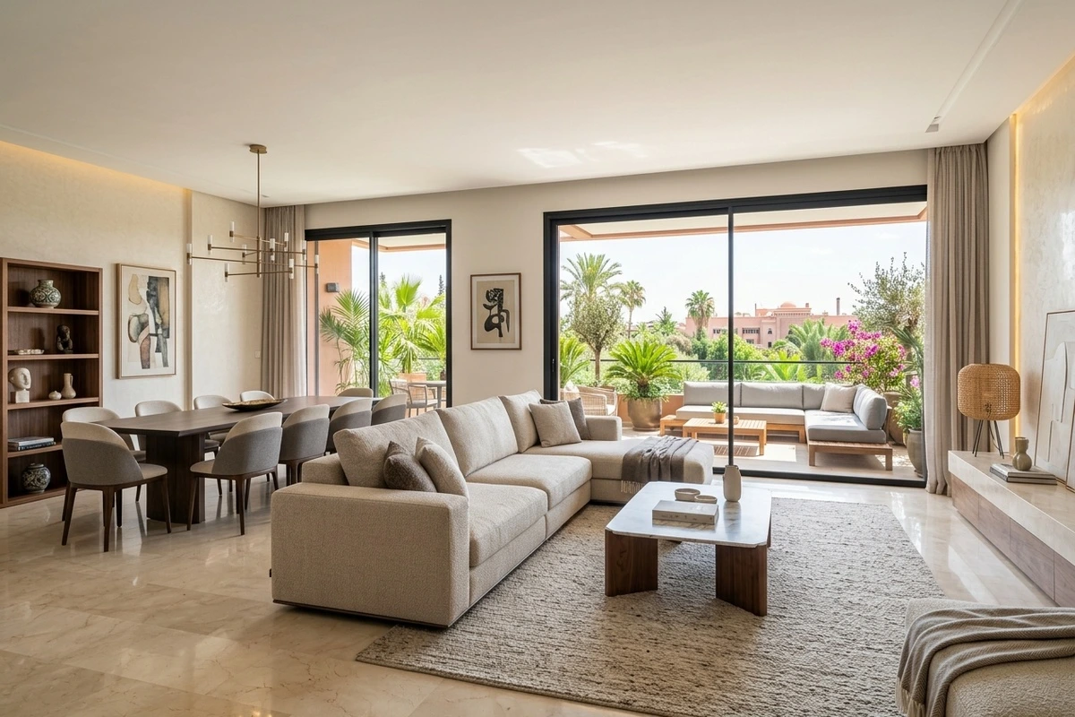 Appartement de standing avec terrasse en vente à Marrakech
