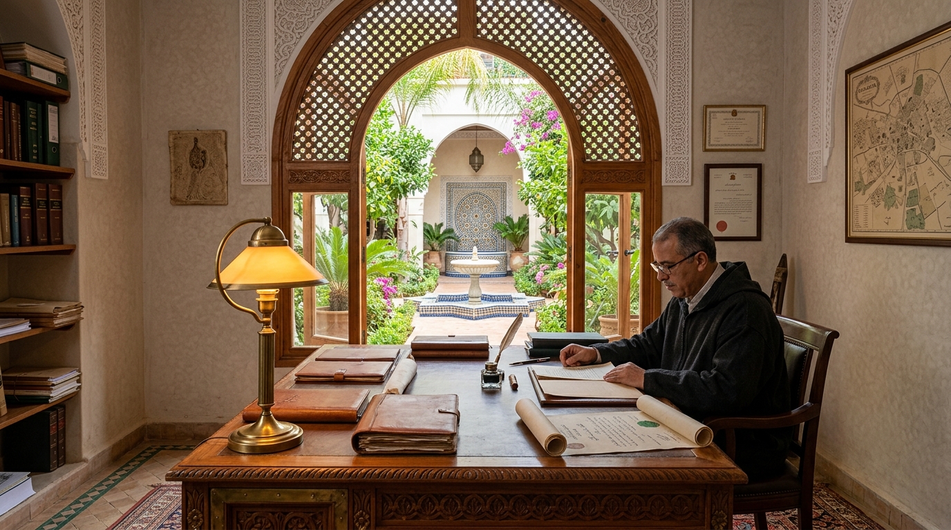 Bureau notarial et conseils juridiques immobiliers à Marrakech